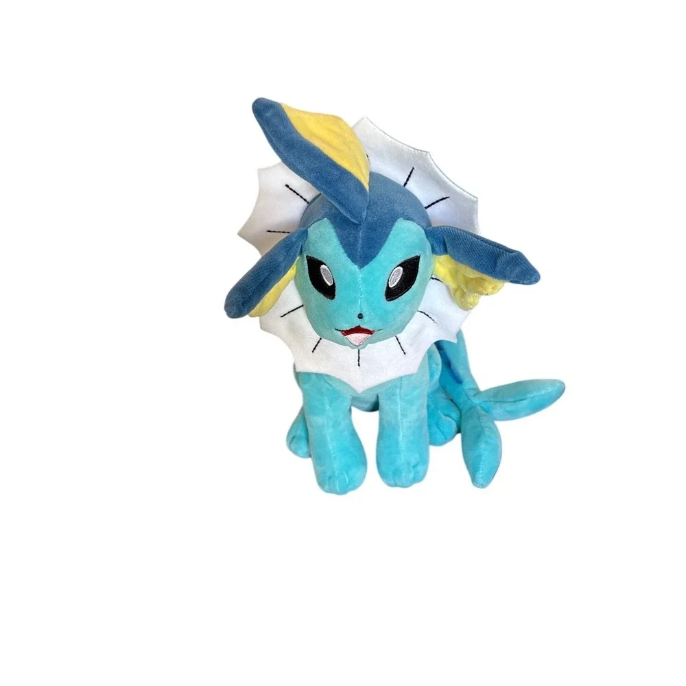 Pokemon Vaporeon Plush Stuffed‎ Animal Blue Water Type Eeveelution Toy 2024